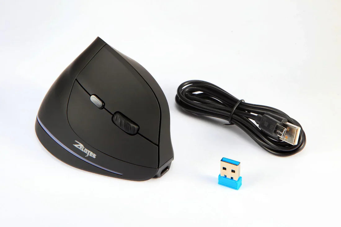 Wireless Charging Mouse 6-Button Vertical Gaming Mouse F35